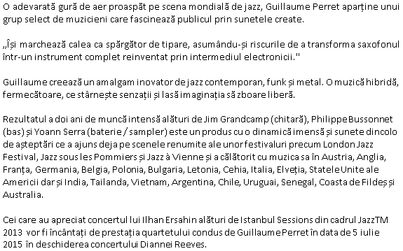 Guillaume Perret jazz tm