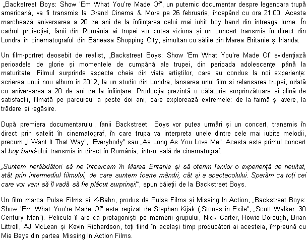 documentar backstreet boys 1