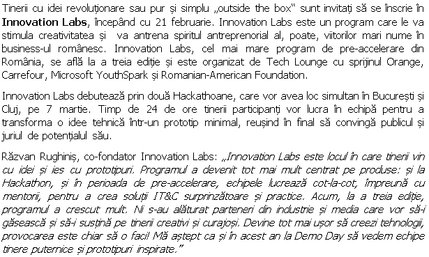 innovations lab 1