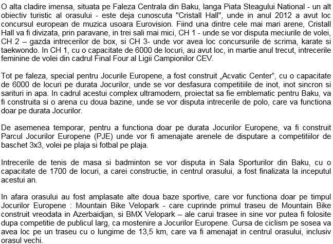 jocuri europene baku 2