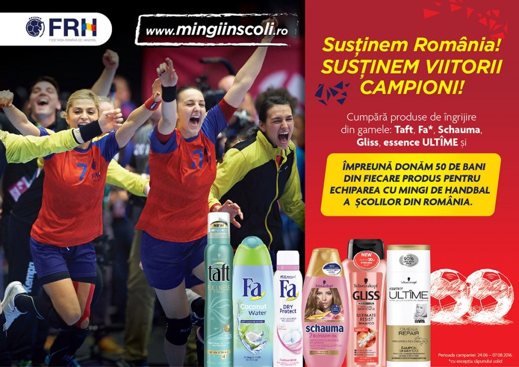 Vizual campanie Mingi in scoli